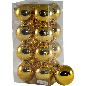 Bolas Navidad Multicolor 5cm Colgante De Bolas 5cm Oro Brillante Set 16pcs