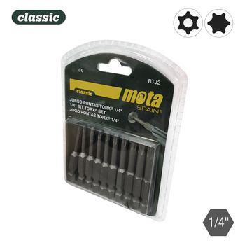 Juego Puntas Torx Tamper X 50mm 10 Piezas Btj2