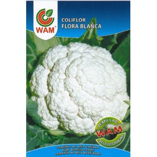 Semillas De Coliflor Flora Blanca Wam - Sobre 3 Gr