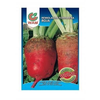 Semillas De Remolacha Forrajera Roja Wam 250 Gr