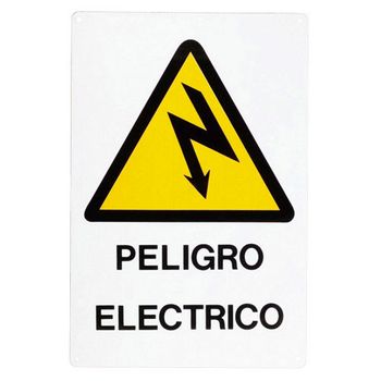 Cartel Peligro Electrico 30x21