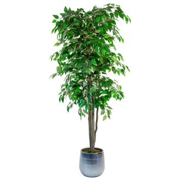 Planta Artificial De Poliéster Bambú Cemento Homcom Ø17x180cm-verde con  Ofertas en Carrefour