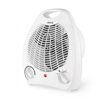 Mini Calefactor Vertical De Mesa, Blanco, Pp, 600w, 12,5cmx18