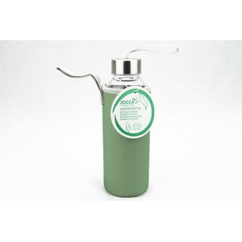 Botella De Cristal Con Funda Jocca 420ml - Verde