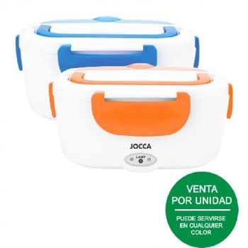 Fiambrera Eléctrica, Calienta Hasta 75ºc, 1,7l ,2 Contenedores  Individuales, Sin Bpa Blanco/naranja 40 W Clatronic Lb 3719 con Ofertas en  Carrefour