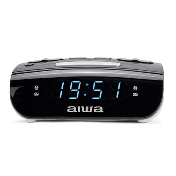 Aiwa Cr-15 Despertador Reloj Despertador Digital Negro, Blanco