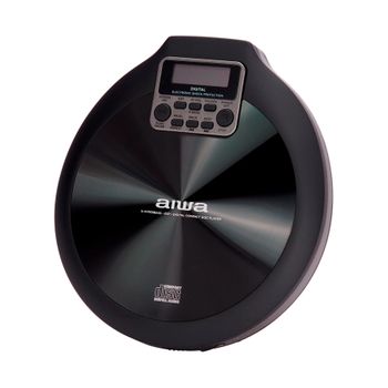 Aiwa Walk Negro / Reproductor De Cd Mp3