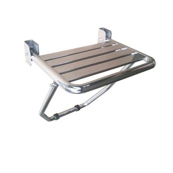 Mediclinics Am0251c Asiento Abatible Con Pie Acero Brillo