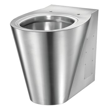 Mediclinics Sn0125cs Inodoro A Suelo Acero Inox Aisi 304 Antivandálico Satinado