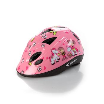 Casco Niño Dokky "horsegirls", Rosa