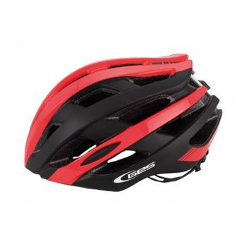 Casco Ges Icon-12 Rojo-negro Carretera/mtb M 52-58