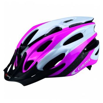 Casco Ges Rocket L 58-62 Rosa-blanco