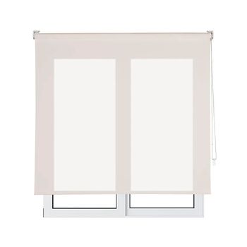Estor Enrollable Screen Apertura 10% Kaaten  Medidas 120x250  Color: Blanco Lino  Fabricado En Europa  Garantía 3 Años