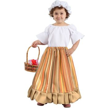 Disfraz De Campesina Medieval  Infantil