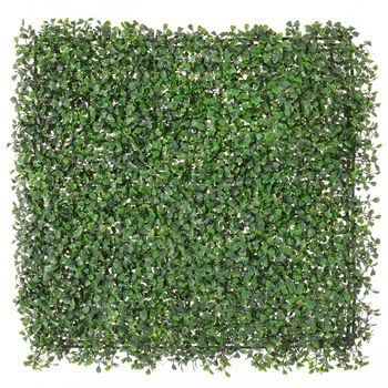 Panel Artificial Boj Para Jardín Vertical Verde Plástico De50x50 Cm