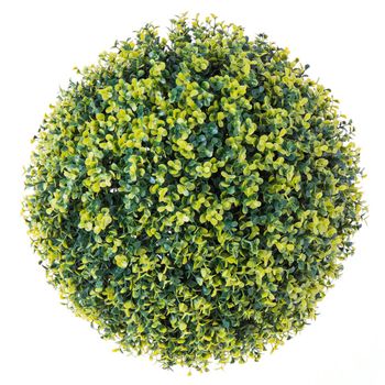 Bola Boj De Exterior Primavera Artificial Grande Verde Y Amarilla De Plástico De Ø 40 Cm