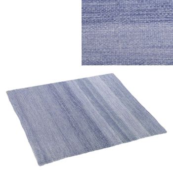 Alfombra Sostenible Goa De Pet Reciclado Para Salón Exterior Azul Índigo De 230x160 Cm