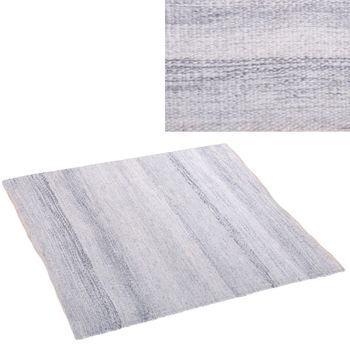 Alfombra Sostenible Goa De Pet Reciclado Para Salón Exterior Gris Humo De 270x180 Cm