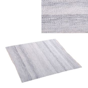 Alfombra Sostenible Goa De Pet Reciclado Para Salón Exterior Gris Humo De 200x140 Cm