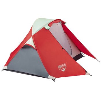 Tienda de Campaña para 4 Personas Impermeable Acampar Camping Carpa Tipo  IGLU Azul-Rojo : : Deportes y aire libre