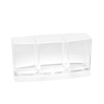 Andrea House Ba68016 Organizador De Baño De Plástico Transparente