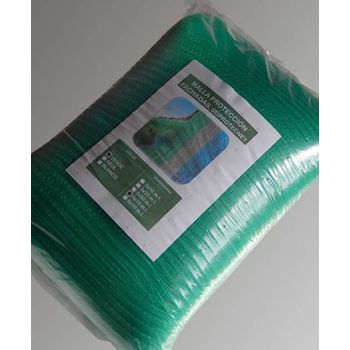 Malla Proteccion Fachada 3x20mt Hdpe Verde Seimark