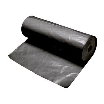 Plastico Rollo 1x25m Galga 200. Negro