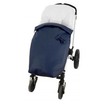 Manoplas poli piel Silla o carrito Bebé Azul