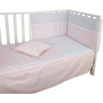 Edredon y Protector MOFLETES CITYBEBE para cuna de 60x120 con