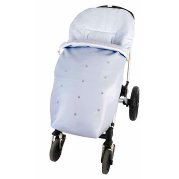 Saco Polar Carrito Bebe Polipiel Azul - Modin -