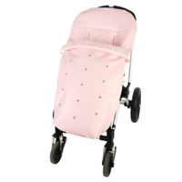 Saco Silla Paseo Invierno Polar con Apertura Delantera Total Montan Rosa  Interbaby