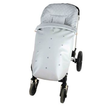 Saco Polar Carrito Bebe Polipiel Gris - Modin -