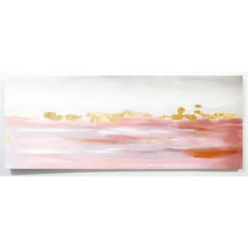 Cuadro Lienzo - Pintura Original Abstracta 120x40cm