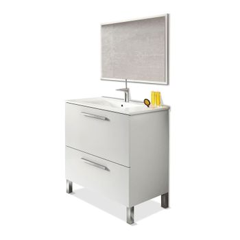 Mueble De Baño Urban Blanco Brillo80 X 80 X 46 Cm