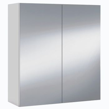 Armario Camerino Con Espejo 60x65x21 Cm - Blanco Brillo