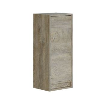 Columna De Baño Suspendida Dakota 1 Puerta Roble Alaska30 X 74 X 25,5 Cm