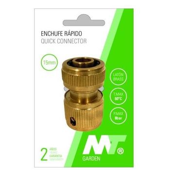 Adaptador Manguera Laton 2 Tomas Macho 3/4\, Duplicador Grifo, Adaptador 2  Vias, Entrada 3/4\ Hembra con Ofertas en Carrefour