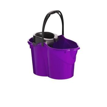 Cubo Con Escurridor Ovalado 15l. Morado 09050