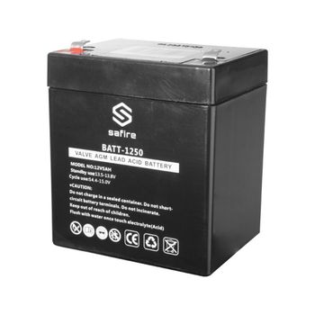 Bateria Plomo Safire Batt-1250 12v 5ah (90x70x 110mm)