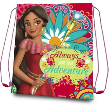 Bolsa Gym Bag Tipo Saco Con Cordones 41cm De Elena De Avalor