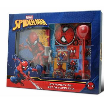 Set De 7 Piezas De Papelería De Spiderman