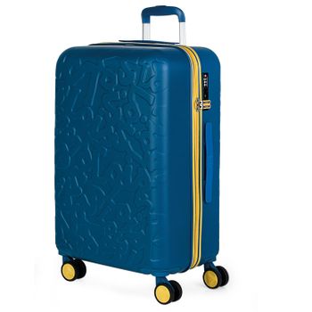 Maleta Cabina Polipropileno Trolley Viaje 55cm 4 Ruedas Candado Tsa 760350  Granate con Ofertas en Carrefour