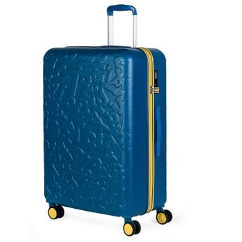 Maleta De Viaje Grande Abs Texturizado Trolley 70cm Xl 71170  Fucsia-antracita con Ofertas en Carrefour