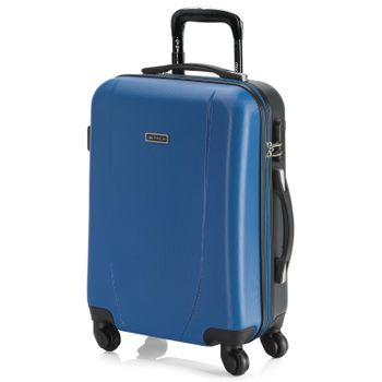 Pack 2 Maletas De Viaje Rígidas Cabina 4 Ruedas 55x40x20 Cm Trolley Abs  T71650p Azul/mosta con Ofertas en Carrefour