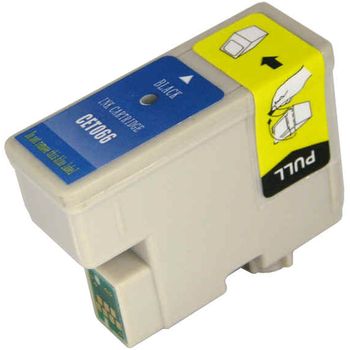 Cart. Epson T066 Negro 11ml (reman.)