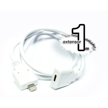 Extensor Lightning Iphone 5/6/7 1m (blanco)