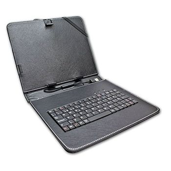 Funda Tablet Teclado 7" Roja