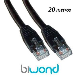 Cable Ethernet 20m Cat 6 Biwond