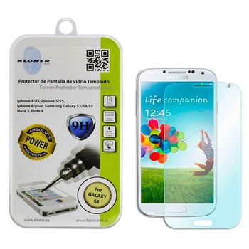 Protector Pantalla De Vidrio Samsung Galaxy S4 Kloner