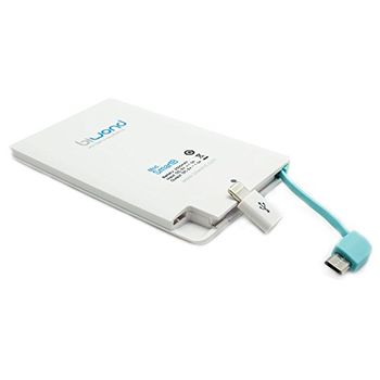 Power Bank 2500mah Blanco Biwond (lightning & Micro Usb)